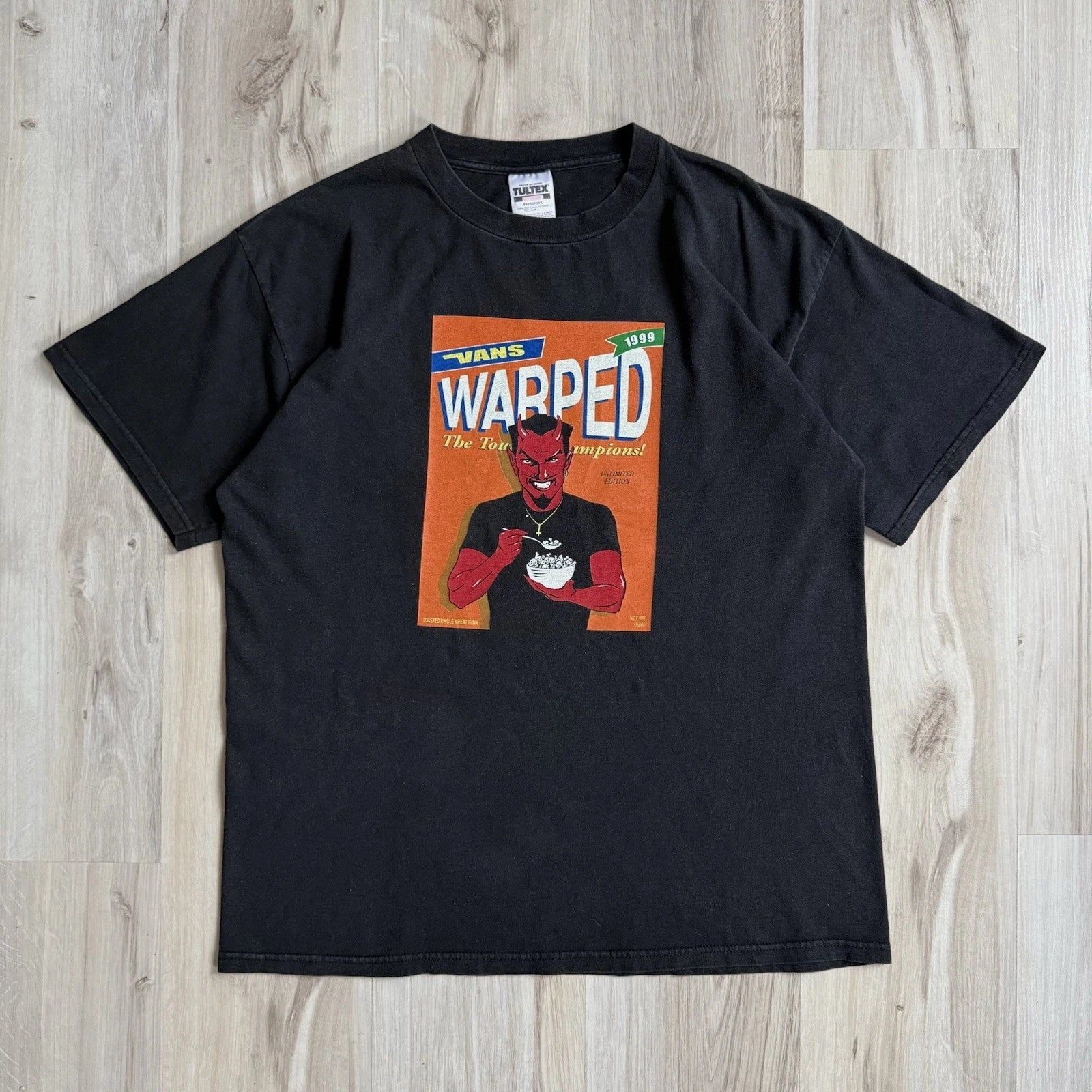 Vintage Vans Warped 1999 The Tour Of Champions 90s concert festival t shirt XL