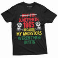 Juneteenth T-shirt 1865 Black Freedom Shirt Jubilee day Black freedom day tee