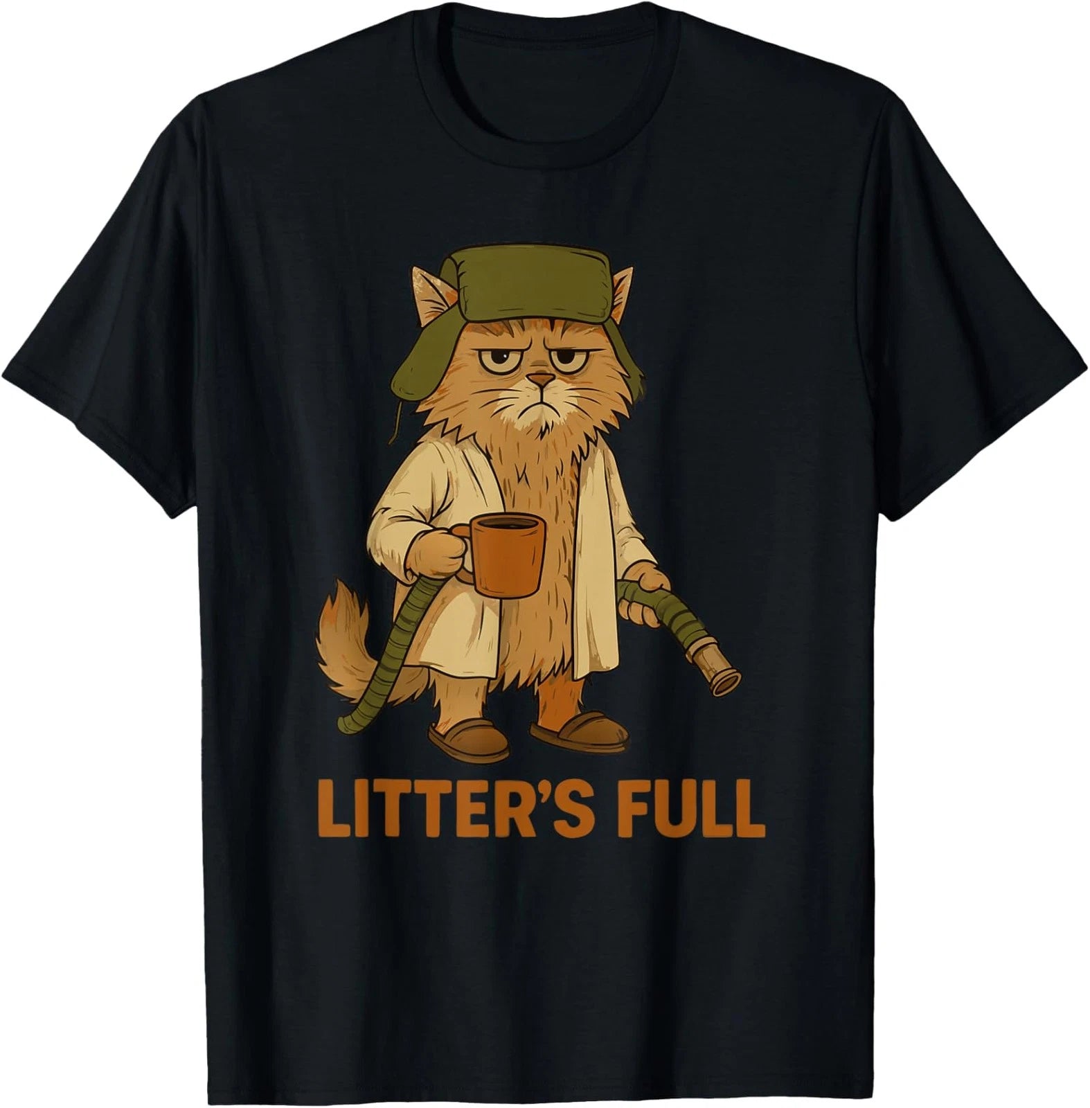 Litter’s Full Funny Cat Lovers Christmas Xmas Funny Unisex T-Shirt