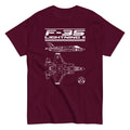 F-35 Lightning II Fighter Jet Sleek Form T-Shirt – Profile & Top View