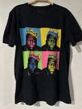 Notorious BIG Biggie Smalls Hip Hop Rap Graphic T-Shirt M Black Pop Art Crown