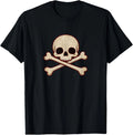 Kawaii Whimsigoth Skull Crossbones Pastel Goth T-Shirt