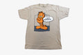Garfield Mens I Hate Mondays Funny Cartoon Cat Tan Shirt New 2XL