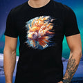 Mens Redfish Anime Print Cotton T-Shirt Size XS to 5XL