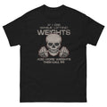 Funny Gym Shirt If I Die While Lifting Add Weights Workout Tee
