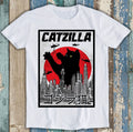 Catzilla King Of Pawster Paws Cat Kitten Pet Lover Funny Gift Tee T Shirt M2176