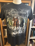 Vintage Y2K Judas Priest Nostradamus 2008 Tour 4 Horsemen T Shirt Black Mens L