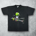 Vintage 90s Kermit The Frog Unpigged MTV Parody T-Shirt Size Large Jim Henson