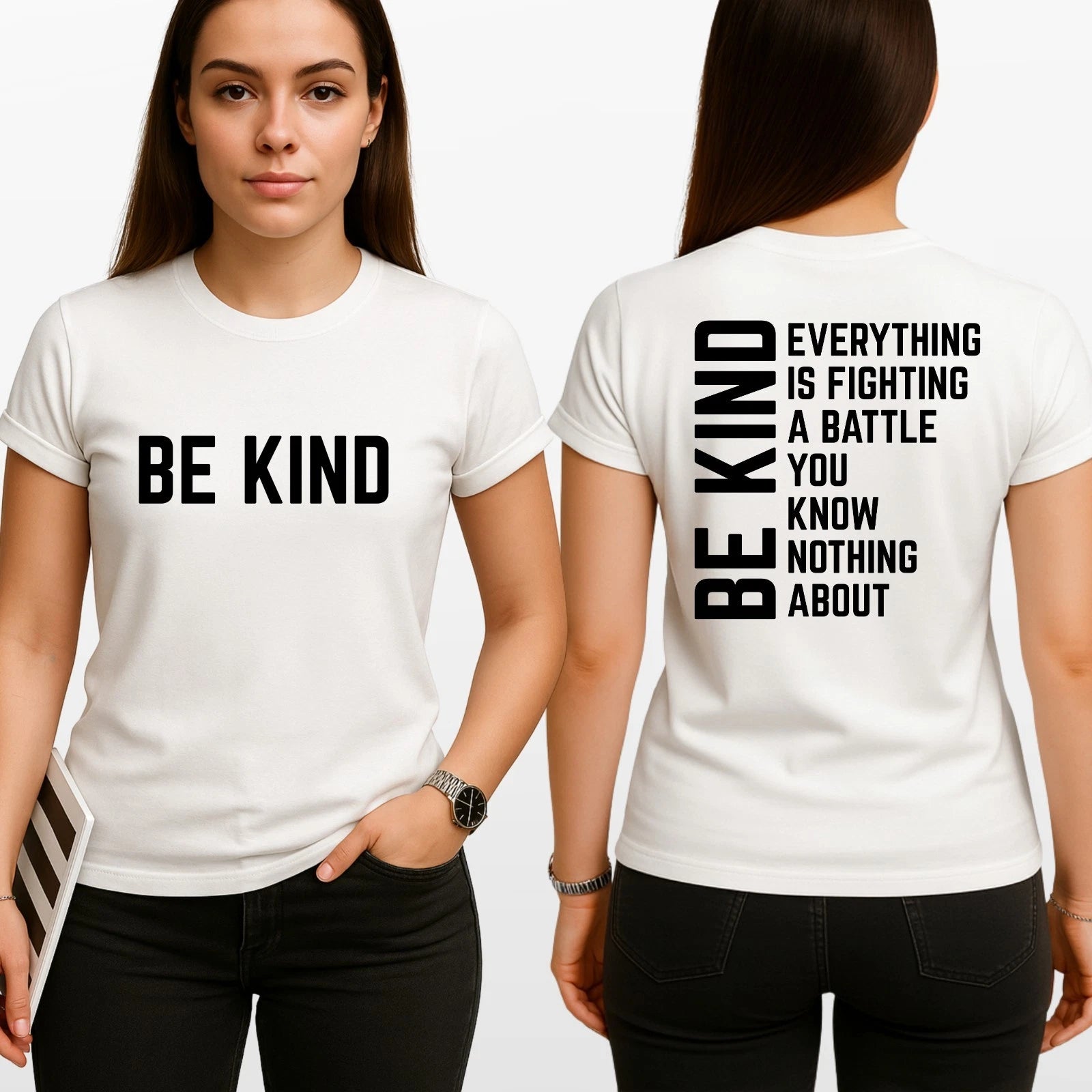Be Kind Adult T-Shirt Mental Health Awareness Kindness Unisex Gift Tee