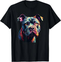 Funny American Bully Puppy Dog Pop Art Tee Funny Gift Unisex T-Shirt