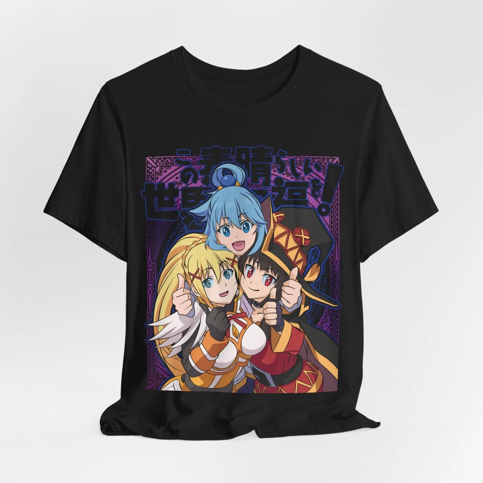 KonoSuba Anime Trio T-Shirt | Megumin Aqua Darkness Tee