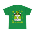 Irish Leprechaun Cat Graphic Tee Shirt
