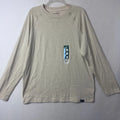 Eddie Bauer shirt men L long sleeve crew neck beige oatmeal tonal neutral nWT