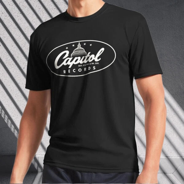 Capitol Records Active T-Shirt Logo Men's T-Shirt Funny Size S to 5XL