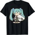 Cute Anime Manga Girl Miku Singer Singing Music Lover Kawaii T-Shirt
