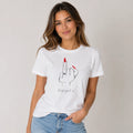 Engaged AF T-Shirt Funny Engagement Ring Middle Finger Tee Gift Unisex White Top