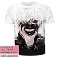 Tokyo Ghoul Anime Manga T-Shirt Double-Sided Adult Men's Size Large Medium Small