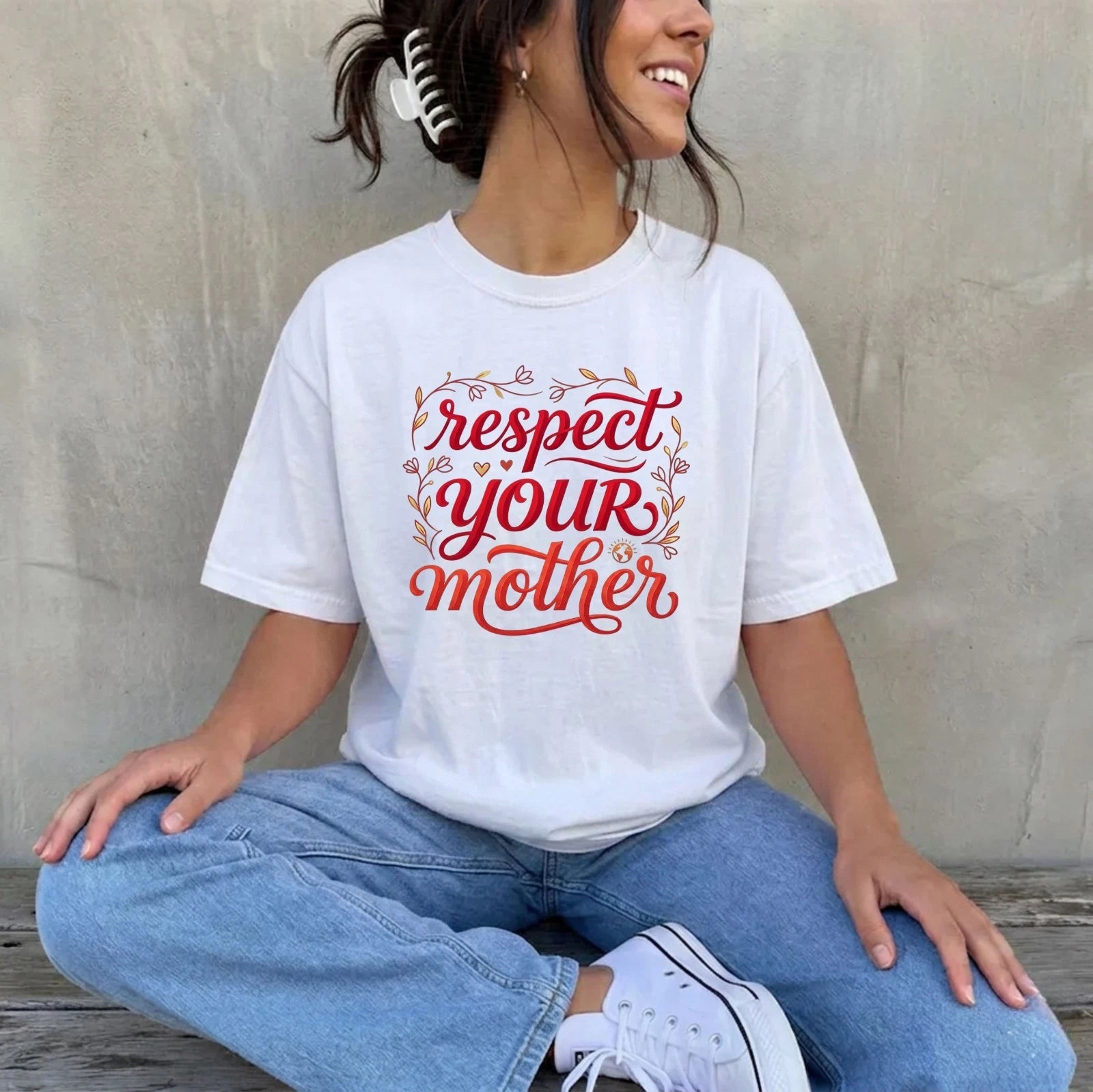 Respect Your Mother T-Shirt - Mother's Day Tee - Birthday Gift Surprise Tee Top