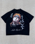 Naruto Pain Nagato Uzumaki Anime Graphic T Shirt XL Black Dechire