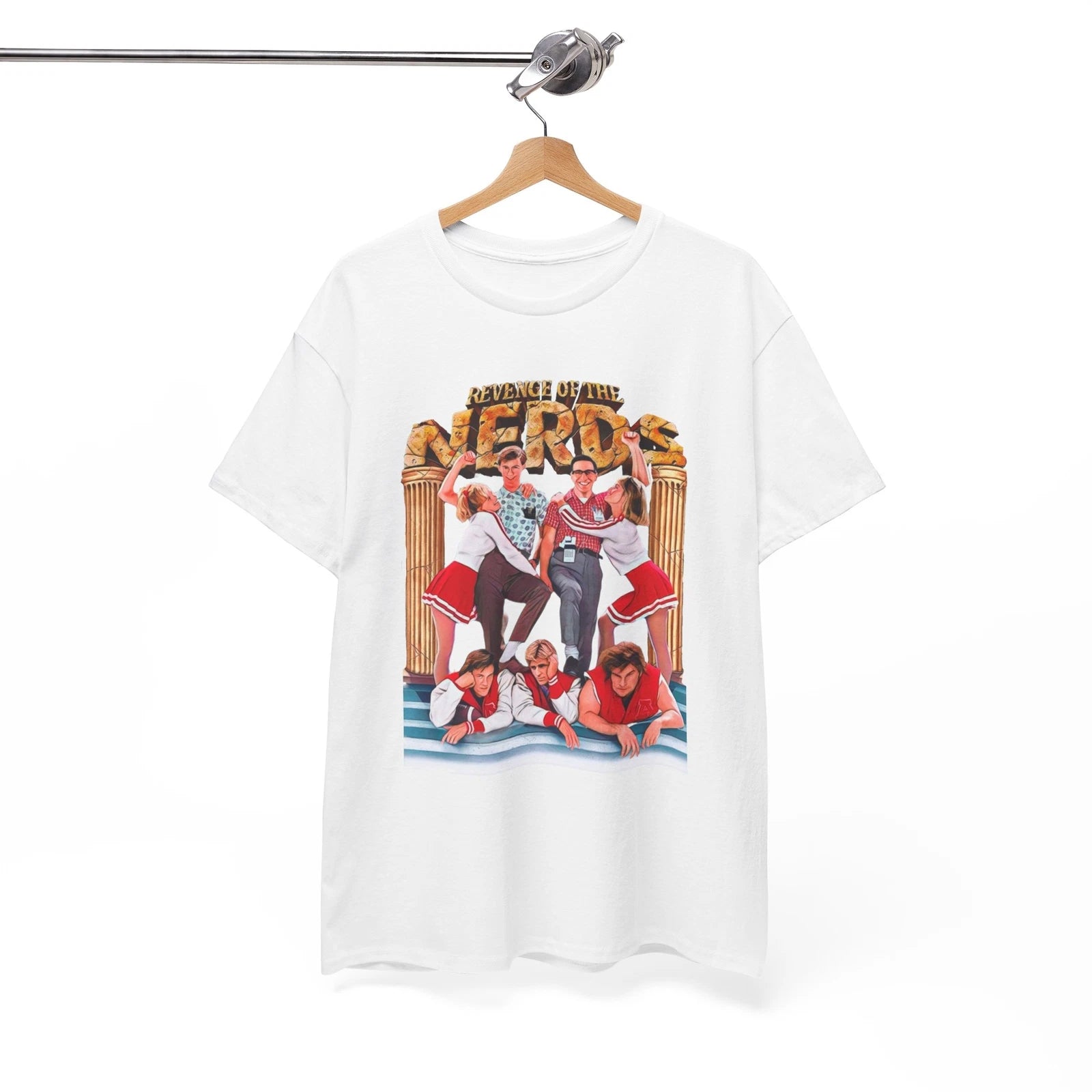 Revenge of the Nerds, movie cover, graphic tee, '80s comedy, iconic, nostalgia