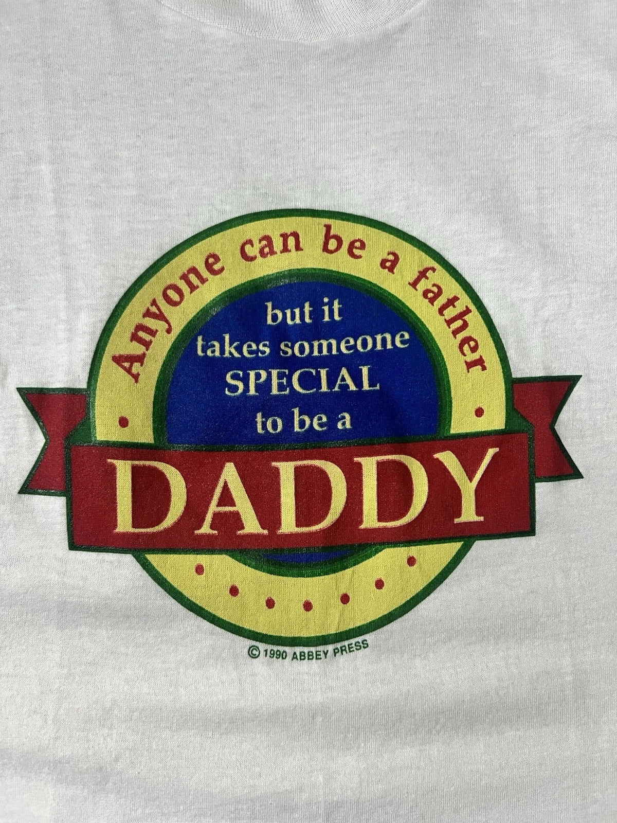 Vintage Special Someone To Be A Daddy Shirt Men Xl Abbey Press Gag Funny Gift ￼