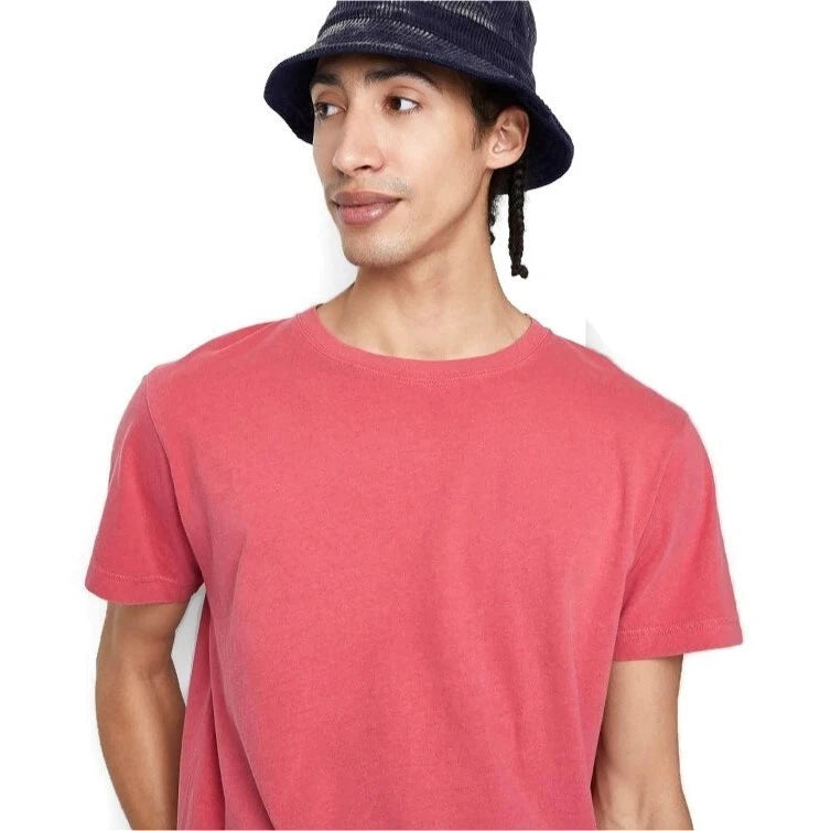 Unisex Faded Red T-Shirt Soft Cotton Basic Tee Casual Everyday Minimalist