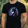 Mens Big Cat Print Cotton T-Shirt Size XS to 5XL