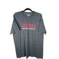 DOM Grey People Person Graphic T-Shirt Short Sleeve Funny Quote Size L