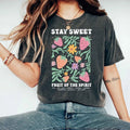 Boho Christian Strawberry Shirt Fruits of the Spirit Bible Verse Shirt Retro Jes