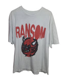Ransom Brand XL "Red Devil" SprayPaint Graphic T Shirt Skater/Grunge Read Descri