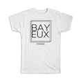 Gift T-Shirt : BAYEUX Paraiba Square Modern Minimalist Font