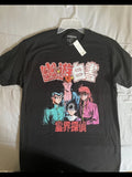 Yu Yu Hakusho Anime T-Shirt Black  Adult Swim Funimation   all size available