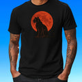 Mens Puma Red Moon Motif Cotton T-Shirt Size S to 5XL