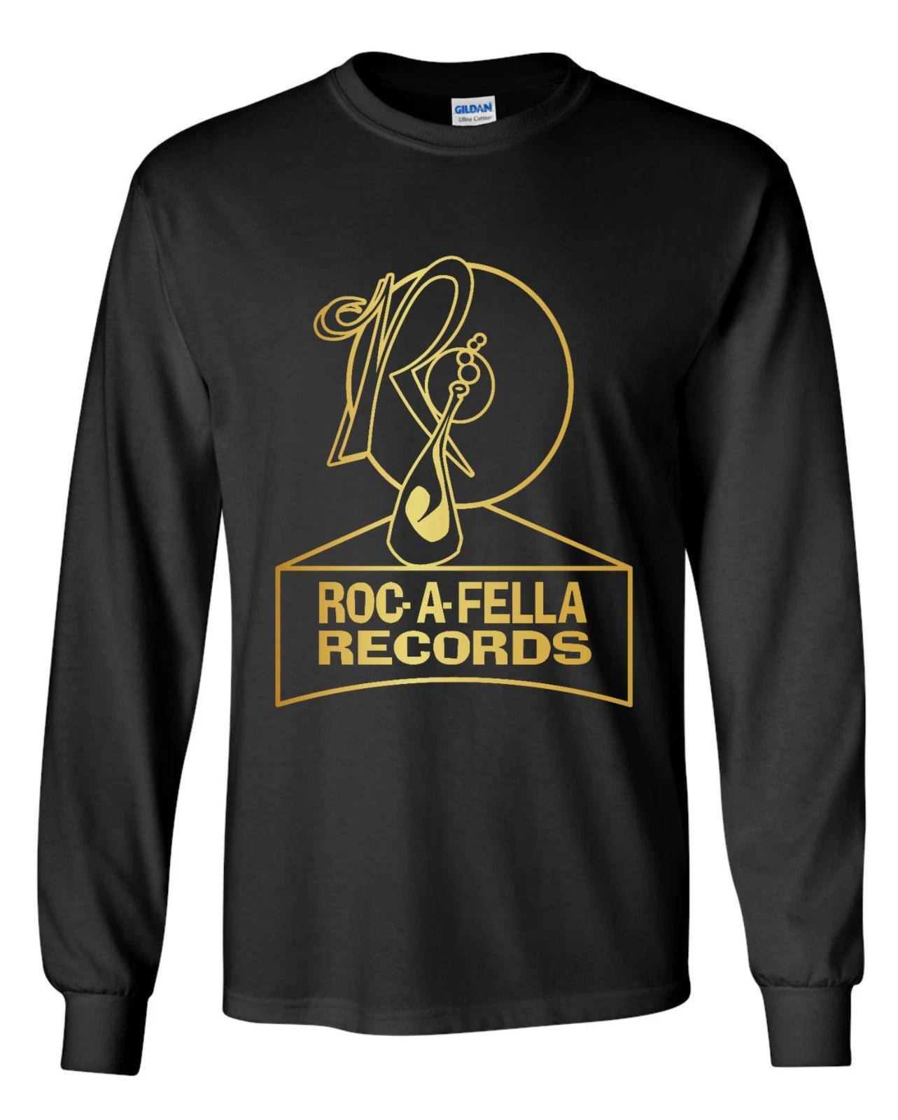 Roc-A-Fella Records long Sleeve T-Shirt - Jay-Z, Dame Dash, The Blueprint, 90s