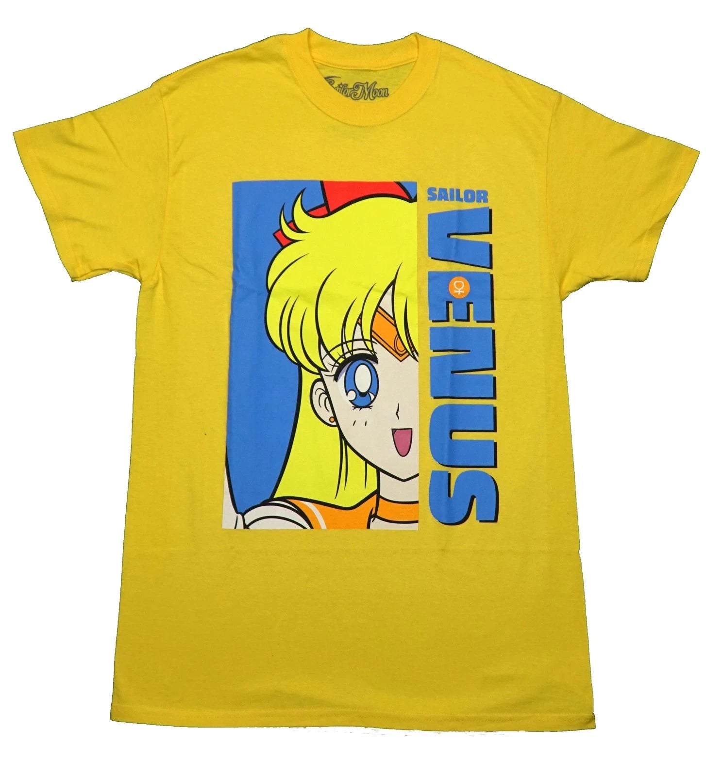 Sailor Moon New Adult T-Shirt - Half Profile Picture of Sailor Venus