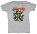 Wolverine  New Adult T-Shirt - Battle Ready Under  Yellow Name