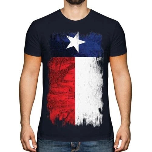 TEXAS STATE GRUNGE FLAG MENS T-SHIRT TEE TOP TEXAN SHIRT JERSEY GIFT
