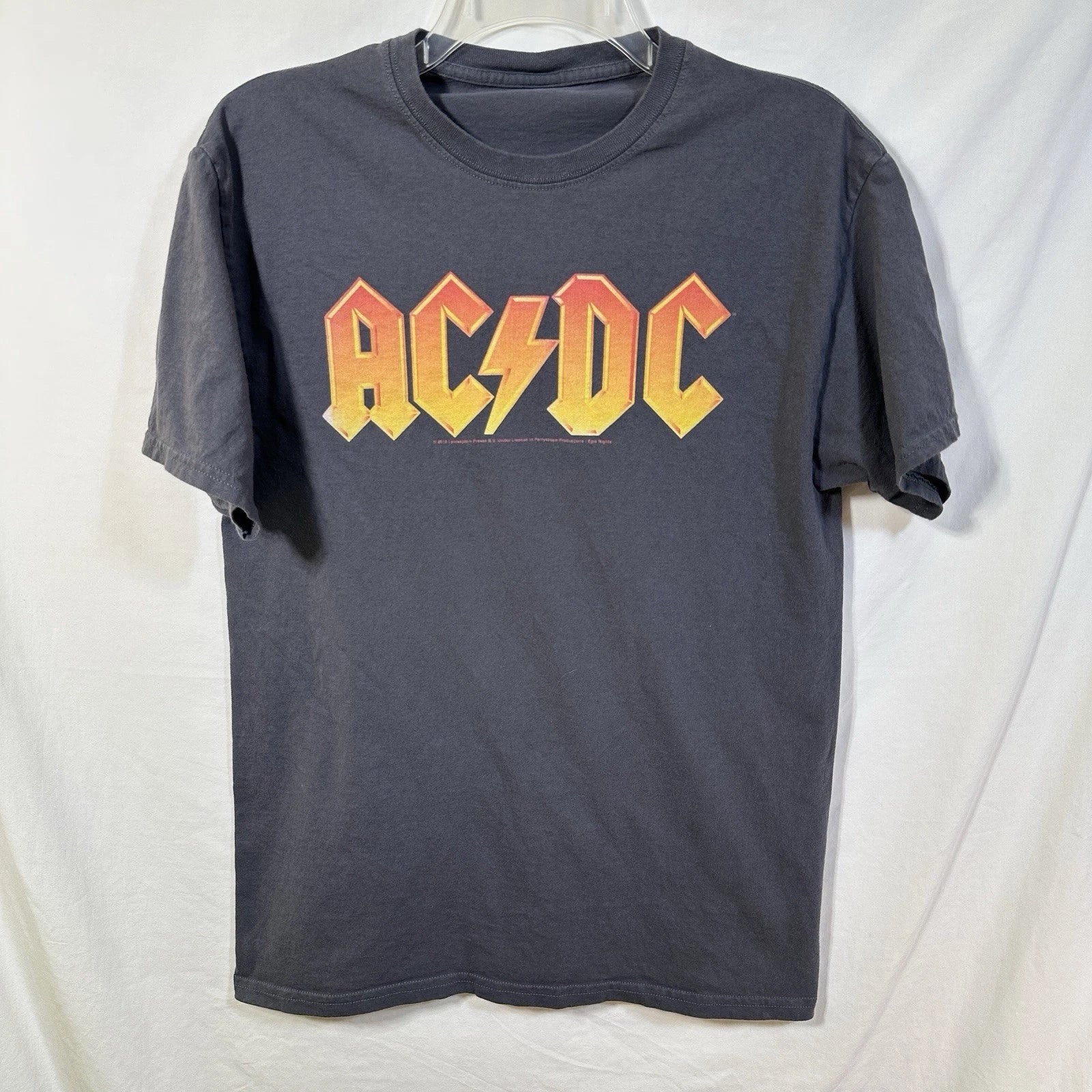 AC/DC 2016 Leidseplein Retro Band Tee Music Concert Hard Rock T-Shirt Small S