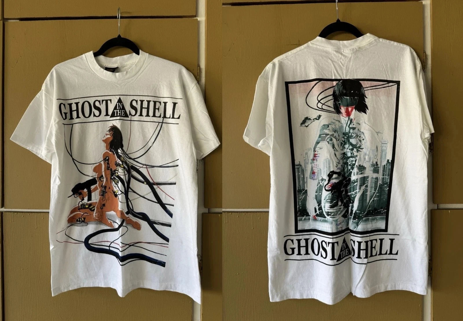 VTG Ghost In The Shell Reprint Anime Double Sided T-Shirt reprint