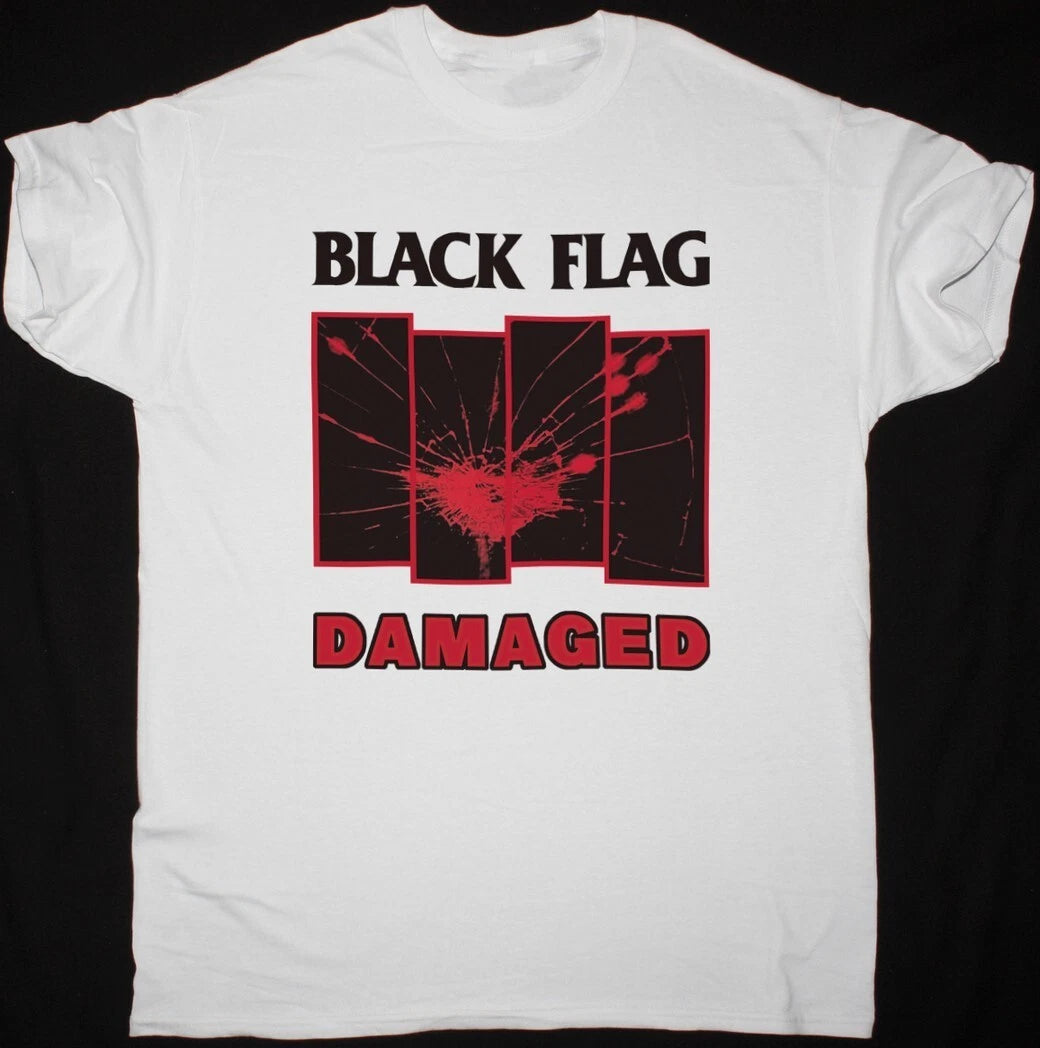 BLACK FLAG DAMAGED T SHIRT