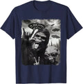 Funny Bigfoot & Alien Sasquatch Rock On Hand Sign UFO Selfie Unisex T-Shirt
