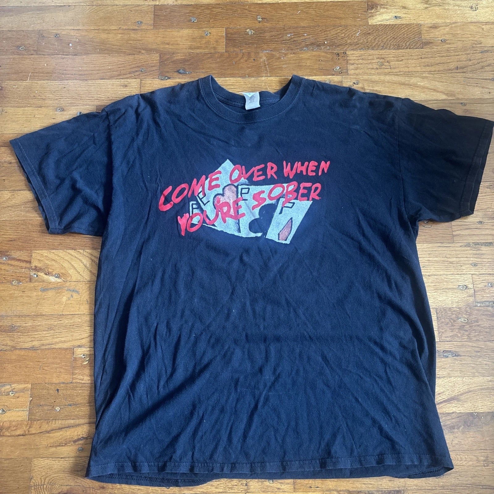 Lil Peep Come Over When Your Sober Pt.2 Black Official T Shirt Size XL RARE