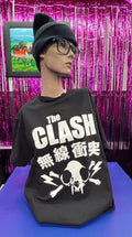 THE CLASH Radio Clash Japanese Cat Skull OG Design T-Shirt *Free Shipping*
