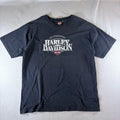 Harley Davidson Las Vegas NV Graphic T-Shirt Mens 2X Black 2005 Authentic Tee