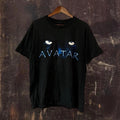 Vintage Y2K Avatar Movie Promo Faded T Shirt 2009 CROPPED Size Large
