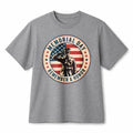 Memorial Day Remember & Honor Soldier Patriotic Retro Graphic Cotton T‑Shirt