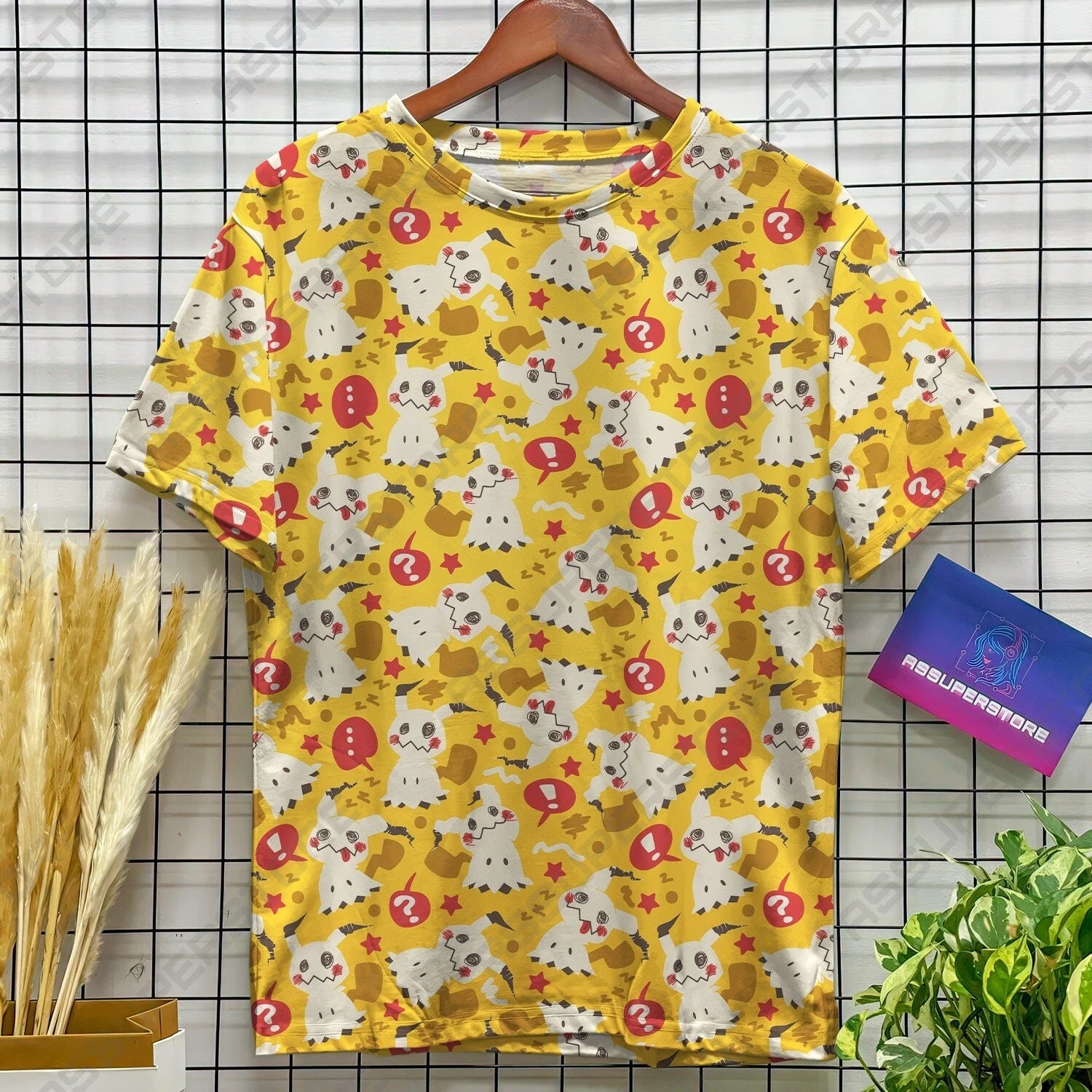 Mimikyu Trendy Tshirt Mimikyu Kawaii Tshirt Designs Cat Emotes Japanese Tshirt A