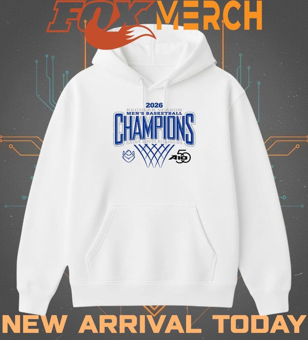 Saint Louis Billikens 2026 Atlantic 10 Men’s Basketball Regular Season Champions t-shirt