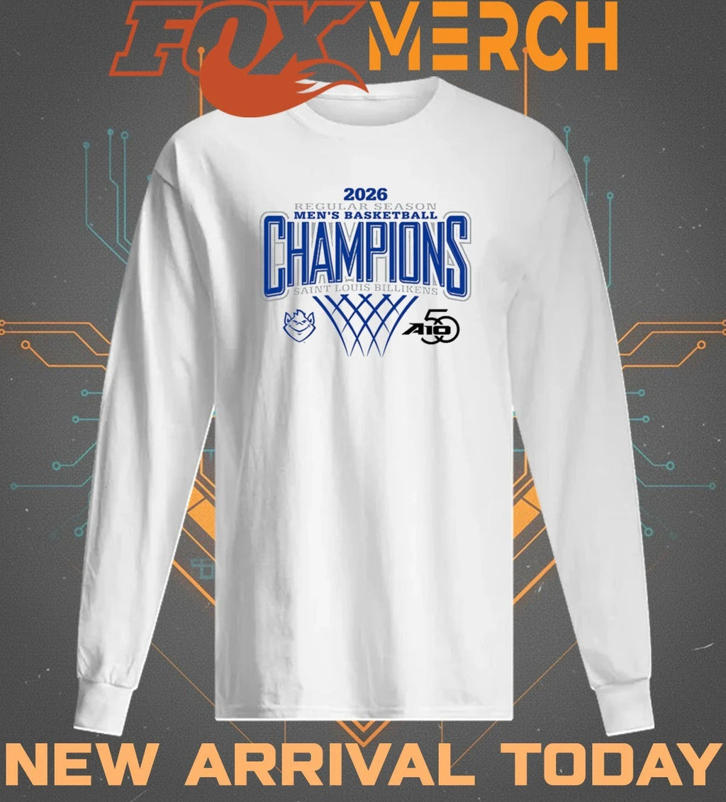 Saint Louis Billikens 2026 Atlantic 10 Men’s Basketball Regular Season Champions t-shirt