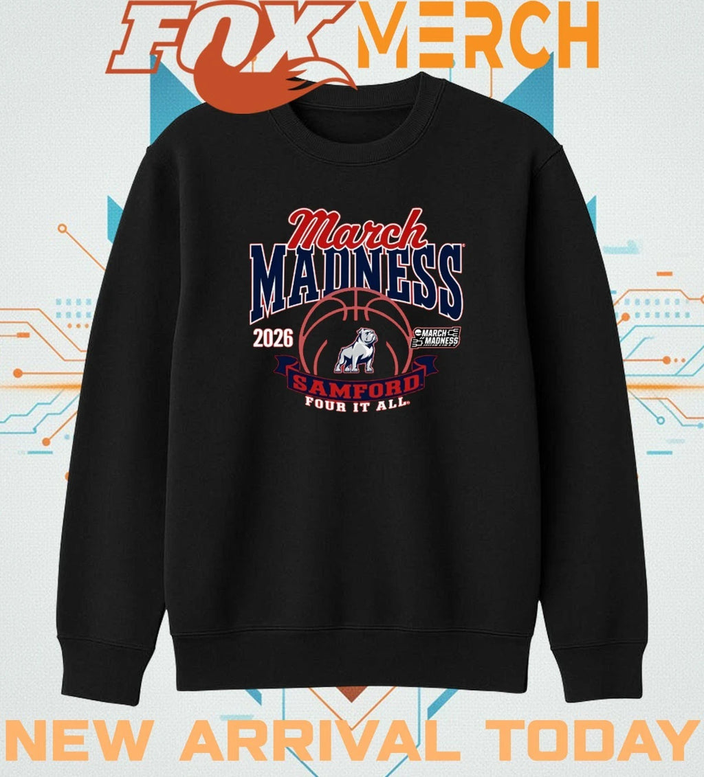 Samford University Women’s Basketball 2026 March Madness Bound t-shirt